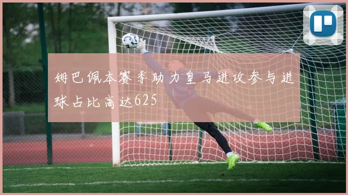 姆巴佩本赛季助力皇马进攻参与进球占比高达625